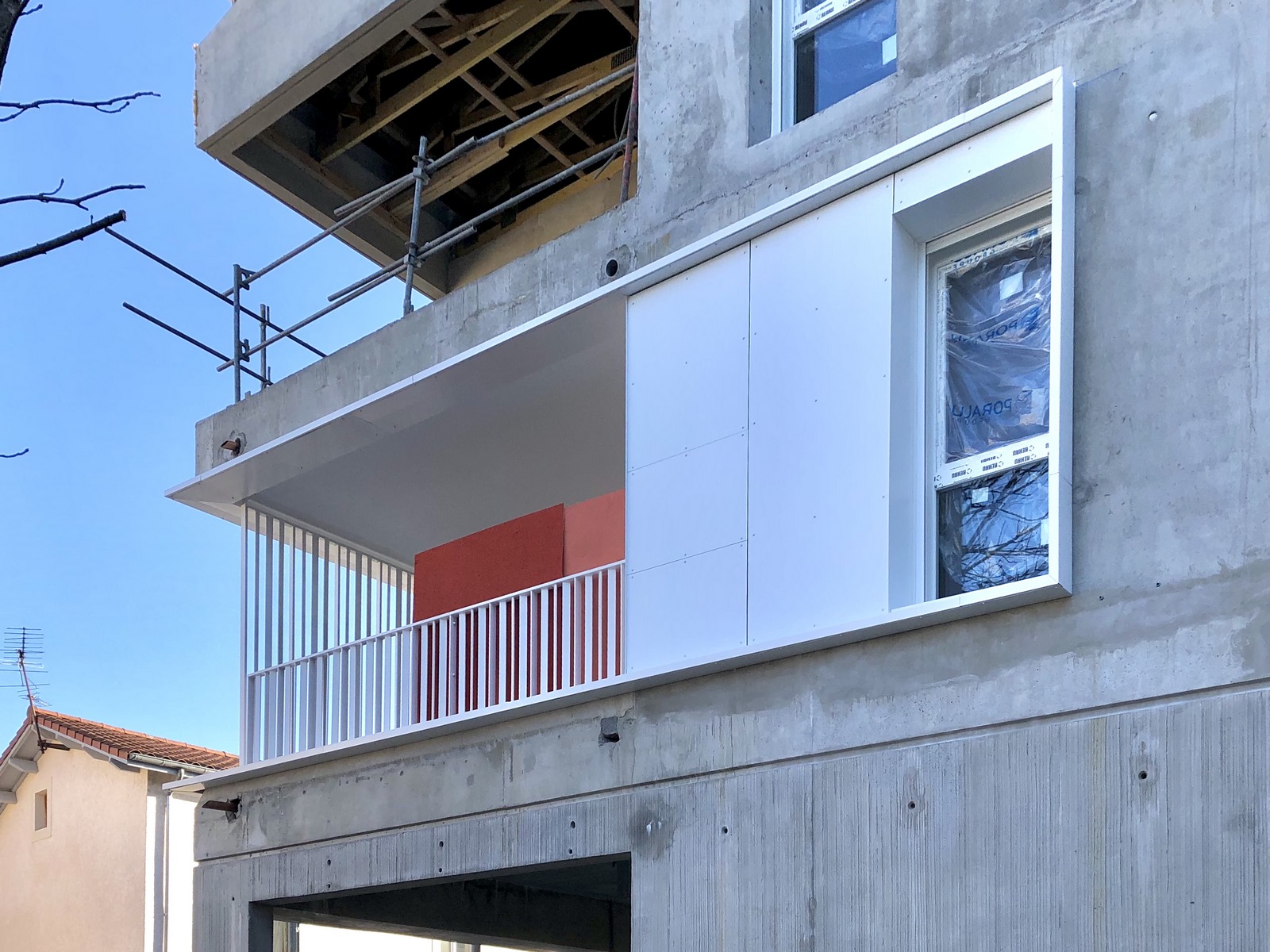 Les Marronniers - logements - La Verpillière - Z Architecture - chantier - prototype