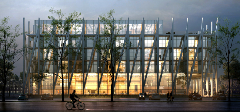 I-Factory, la Fabrique de l'Innovation - Campus LyonTech La Doua - Villeurbanne - Z Architecture - perspective