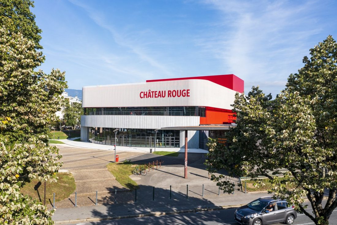 Centre Culturel Château Rouge Annemasse - Z Architecture - vue extérieure