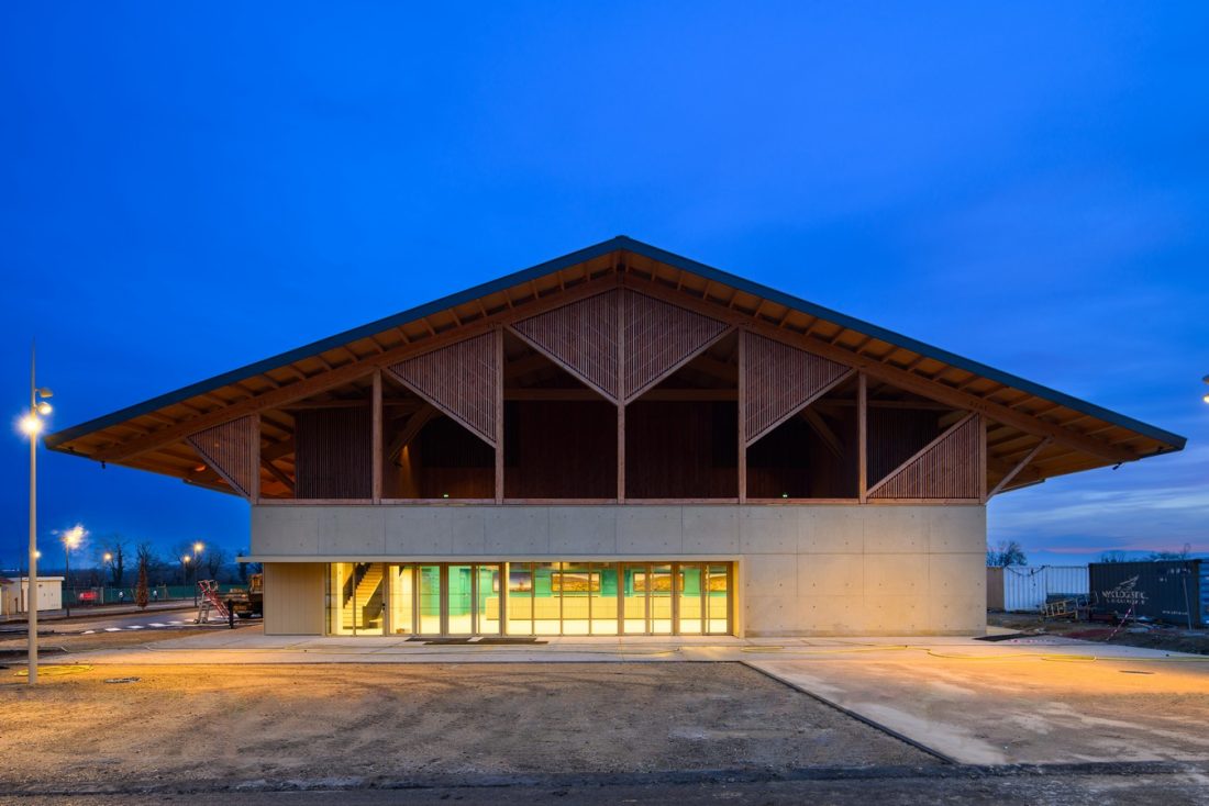 Équipement culturel et évènementiel - Thoiry (01) - Z Architecture - chantier