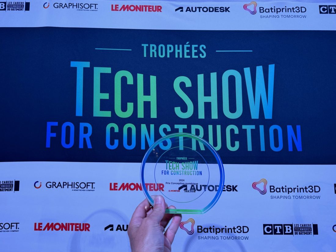 La nouvelle Cité Administrative d’État de Lyon remporte le prix de la Conception Numérique au Tech Show for Construction (ex BIM d’Or).
