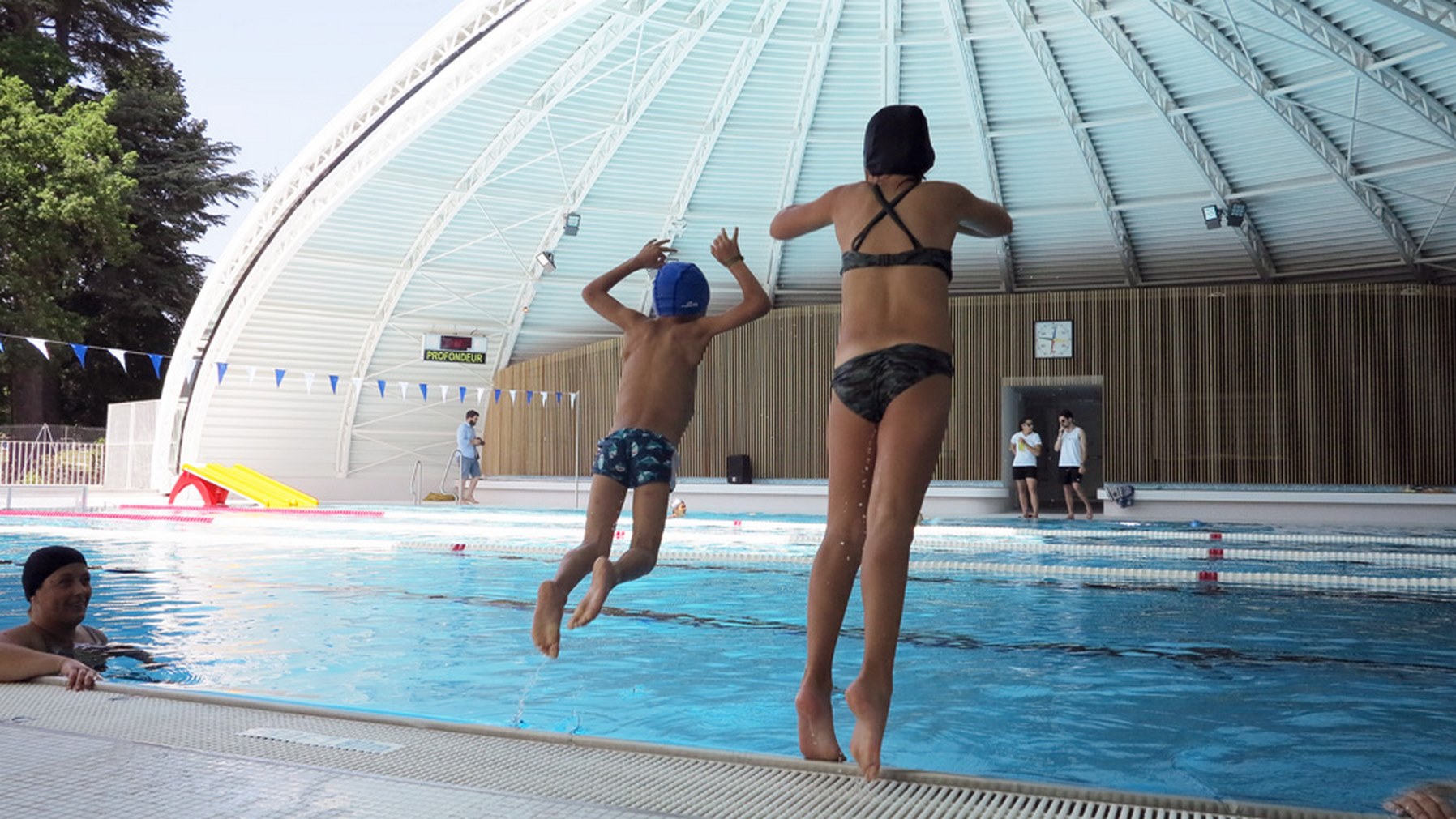 Réhabilitation piscine tournesol - les Abrets - Z Architecture - école natation