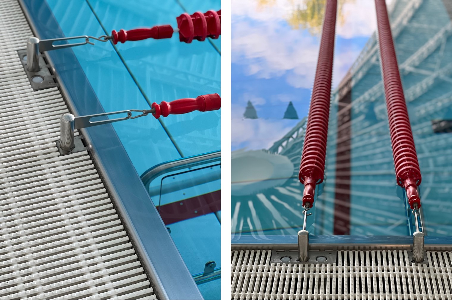 Réhabilitation piscine tournesol - les Abrets - Z Architecture - détail bassin