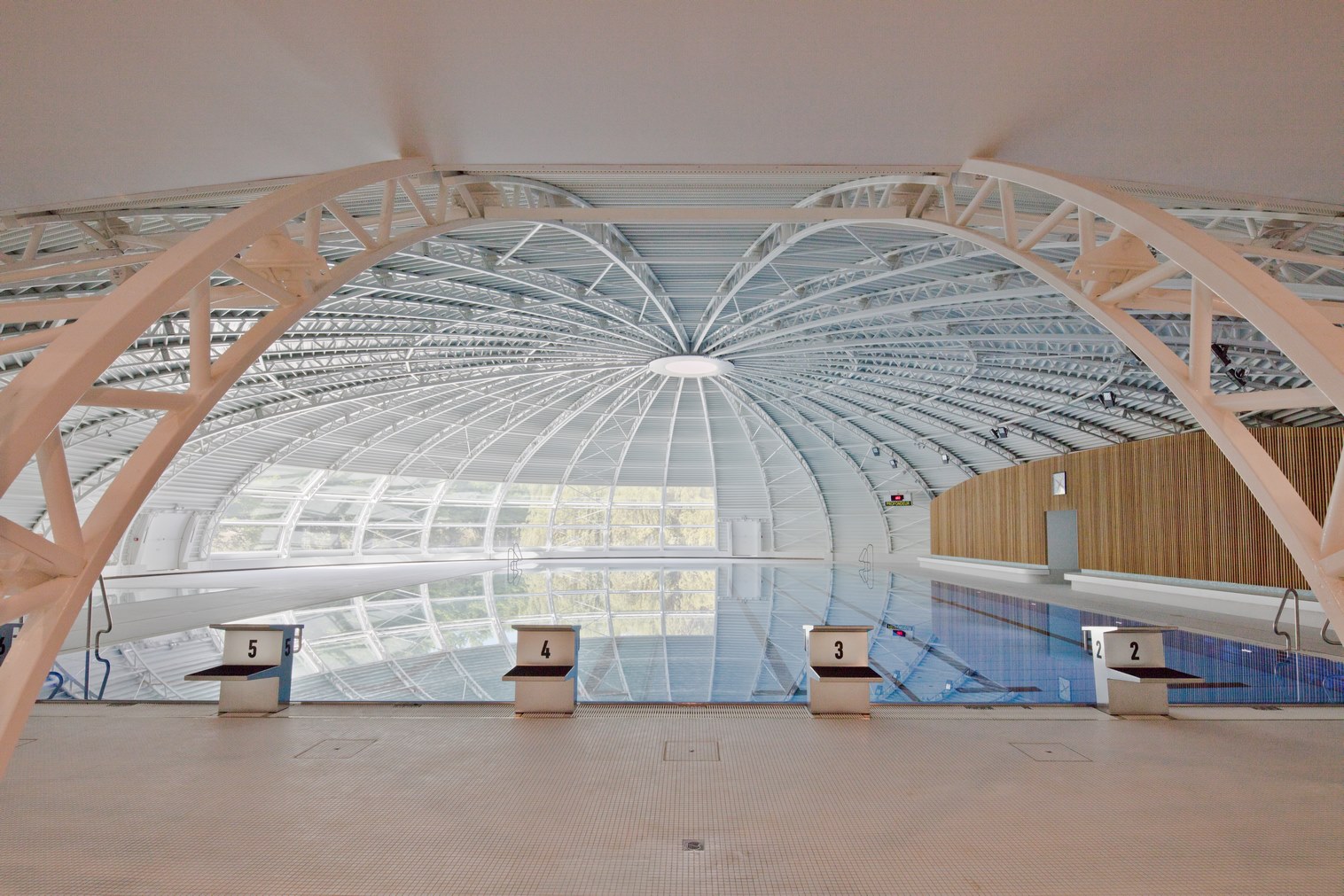 Réhabilitation piscine tournesol - les Abrets - Z Architecture - halle bassin