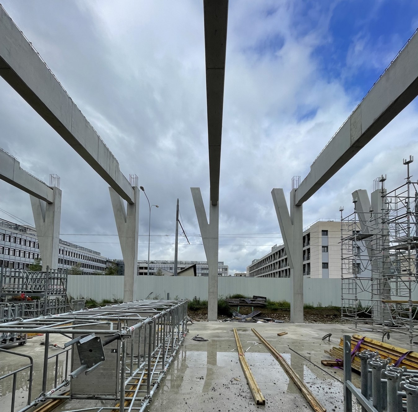 I-Factory, la Fabrique de l'Innovation - Campus LyonTech La Doua - Villeurbanne - Z Architecture - chantier