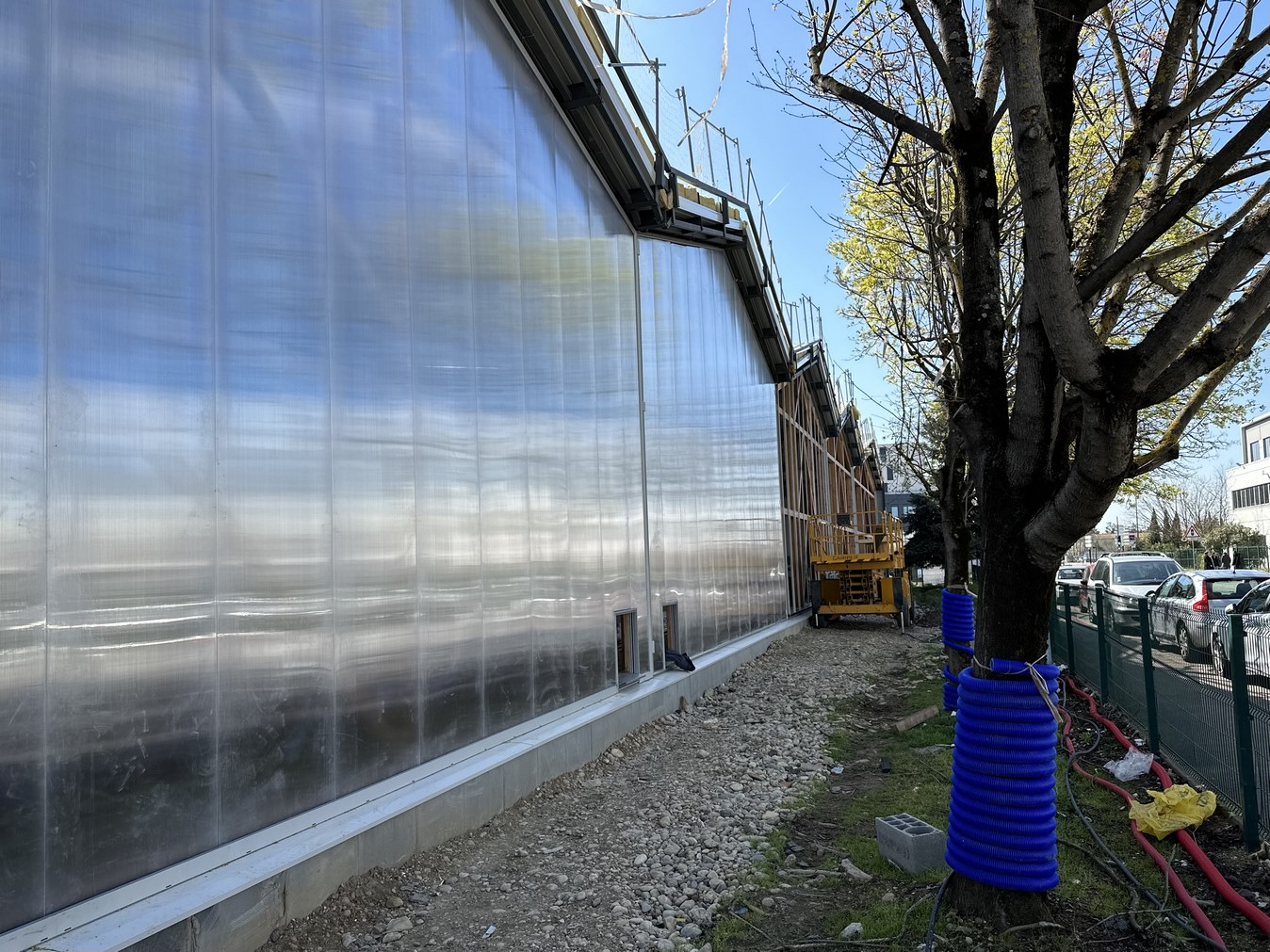 Les Portes de la Soie - parc d'activités nouvelle génération - Vaulx-en-Velin (69) - Z Architecture - chantier