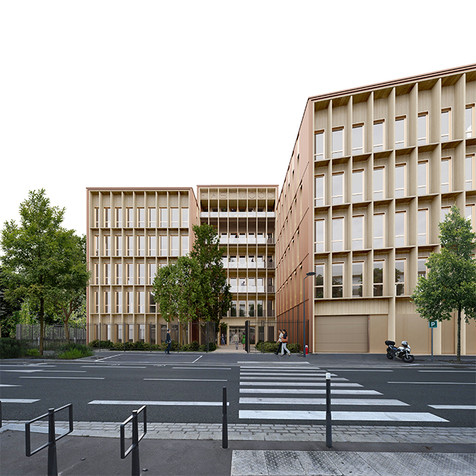 "Eastwood" bureaux Technip Energies - structure 100% bois (ou presque) - Villeurbanne (69) - Z Architecture