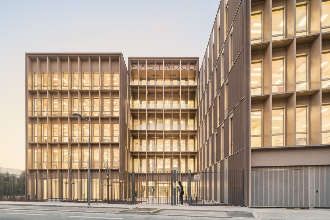 "Eastwood" bureaux Technip Energies - structure 100% bois - Villeurbanne (69) - Z Architecture