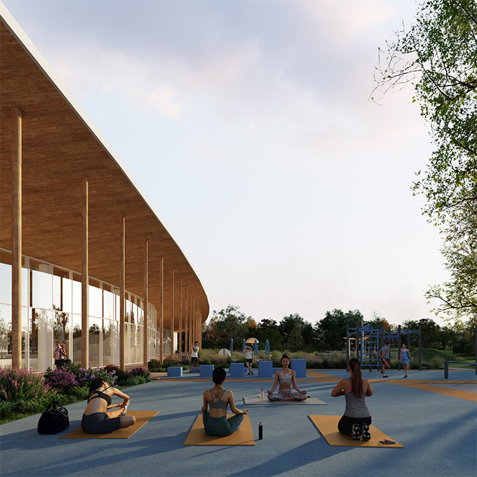 AB Sports, piscine et spa - Criquetot l'Esneval - Z Architecture - infographie