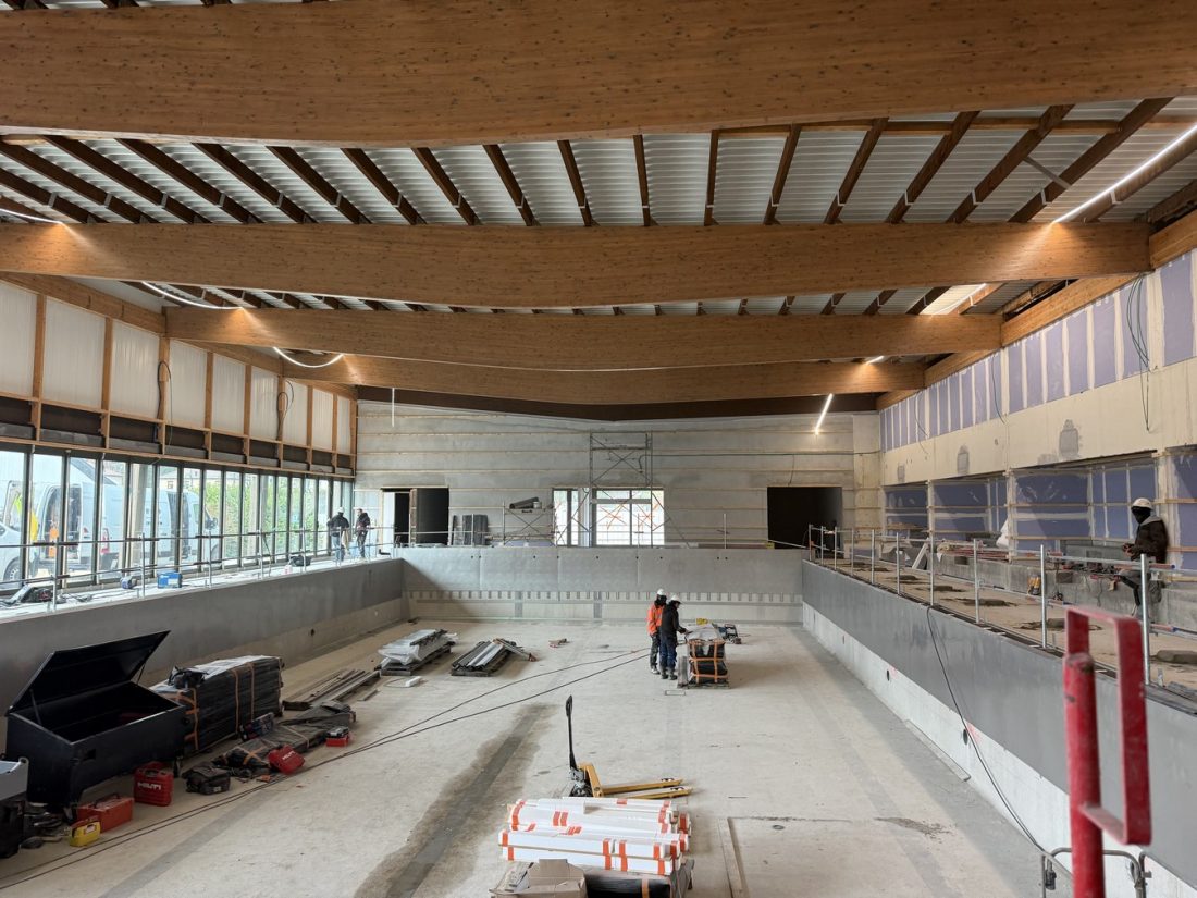 Réhabilitation du centre nautique intercommunal - Belley (01) - Z Architecture - chantier